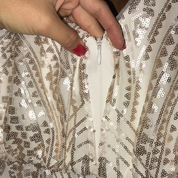 COPY - Marina Rose/Gold-ish sequin maxi dress - Picture 7 of 8